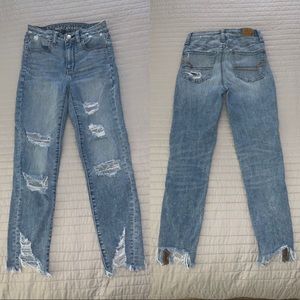 American Eagle Ne(X)t level stretch cropped jeans